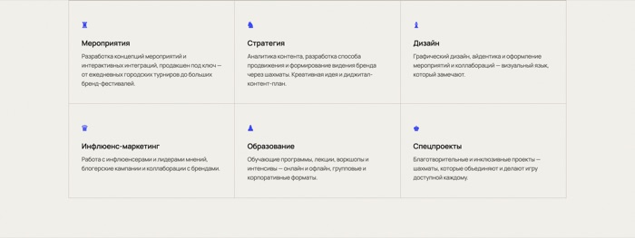 Страница услуг — полный список направлений