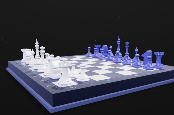 3D-доска — низкий кинематографичный ракурс